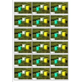    Етикети за градинарство, самозалепващи се 65x47.5 мм за лазерни принтери, 180 бр.