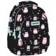  HEAD YOUTH УЧЕНИЧЕСКА РАНИЦА ЗА МОМИЧЕ BLACK LOVELY KITTY CATS
