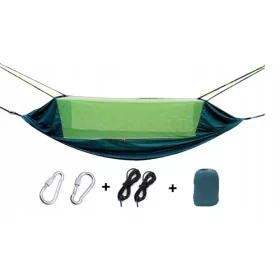    Хамак Enero без кол, нюанси на зелено, 200 кг, 270 х 140