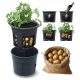  Prosperplast саксия за цветя 39,2 см x 39,2 x 31,6 см диаметър 39,2 см пластмасова черна