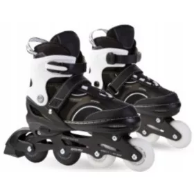    Регулируеми ролкови кънки Spokey 38-41 Skate Black and White