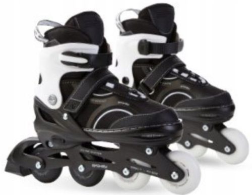  Регулируеми ролкови кънки Spokey 38-41 Skate Black and White