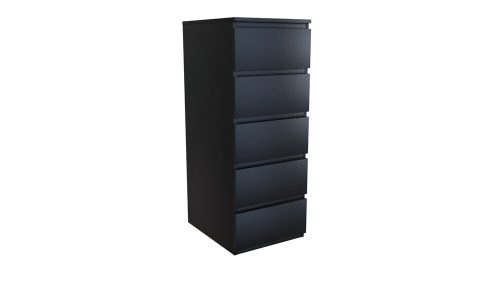  Скрин Akord W5 BLACK 40 x 40 x 111 см черен мат