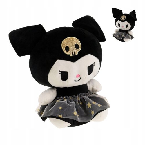  HELLO KITTY плюшена играчка талисман KUROMI BLACK GOLD 85см МЕЧЕ