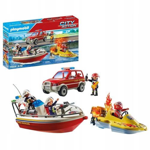  Playmobil City 71569 Действие на пожарна бригада по водата