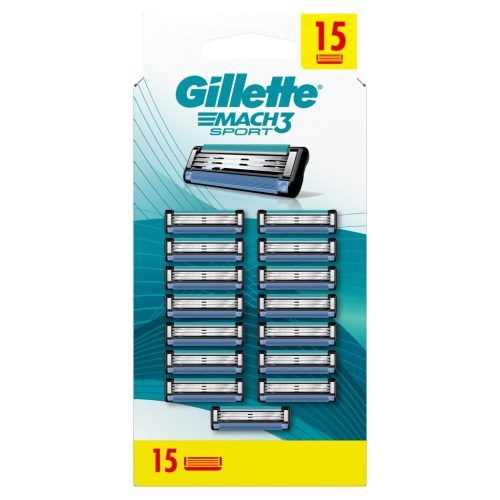  Самобръсначка Gillette Mach 3 SPORT за самобръсначки патрони 15 бр.