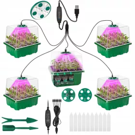    Мини оранжерия 14 см х 14 см, пластмаса