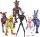  6 БР. FNAF ФИГУРКИ ПЕТ НОЩИ ПРИ ФРЕДИ КОМПЛЕКТ ФИГУРКИ