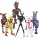 6 БР. FNAF ФИГУРКИ ПЕТ НОЩИ ПРИ ФРЕДИ КОМПЛЕКТ ФИГУРКИ