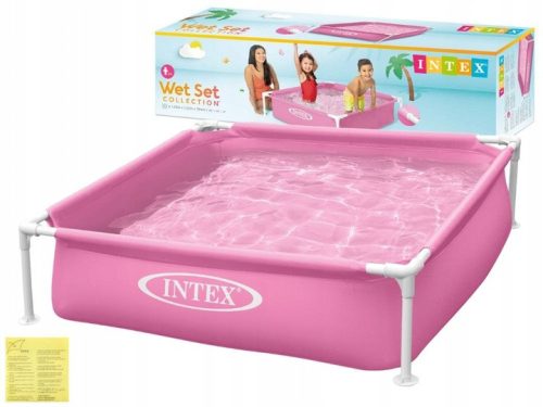  Басейн Intex с квадратна конструкция 122 х 122 см