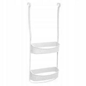    5five Simple Smart рафт за баня 160922A 2 кошници, бял