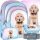  Ученическа раница с много отделения DOG CUTIES Starpak Shades of blue, Shades of pink, Multicolor 23 l + 3 други продукта