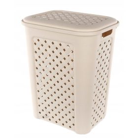    Стоящ кош за пране Tontarelli 50.7л, кремав