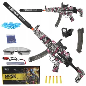    АВТОМАТИЧНА ПУШКА MP5 GEL BALL AUTOMATIC CS2 CSGO SAFE LARGE