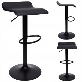    Табуретка eHoker, черна, 83 см, изкуствена кожа