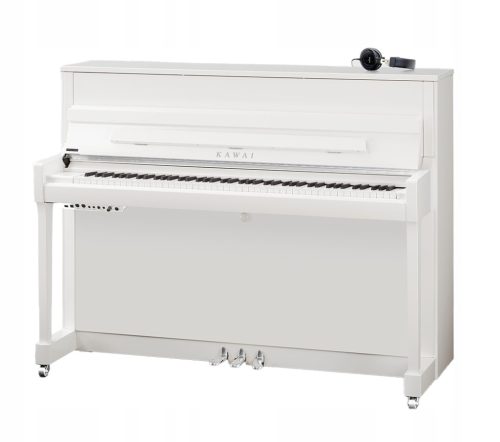  Kawai K 300 пиано бял гланц + хром + система ATX4