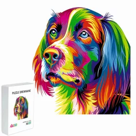    ДЪРВЕН ПЪЗЕЛ ЗА ПОРАСТНИ ДЕЦА 133 ЧАСТИ КУЧЕ ПОДАРЪК ЗА ДЕЦА