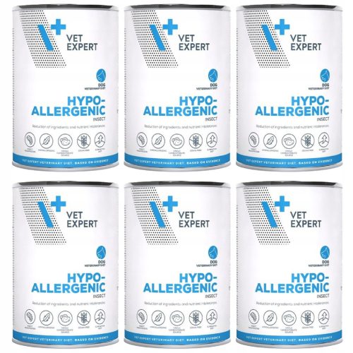  VET EXPERT HYPOALLERGENIC INSECT 400g - мокра ветеринарна храна за кучета