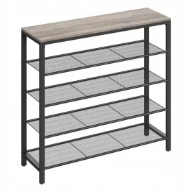    Шкаф за обувки Songmics 100 x 92,5 x 30 см нюанси на кафяво