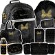  Ученическа раница с много отделения Paso black, Shades of yellow and gold, Multicolor 19 l + 6 other products