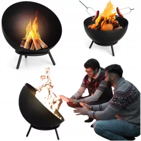    ГРАДИНСКА КАМИНА Метална за камина под казан на тераса Garden EstiloHome