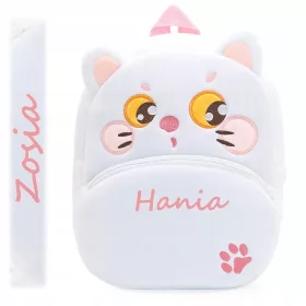    Раница за момичета с едно отделение Kakoo, бяла