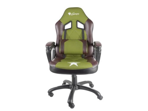  Геймърски стол Genesis Nitro 330 от еко кожа, зелен