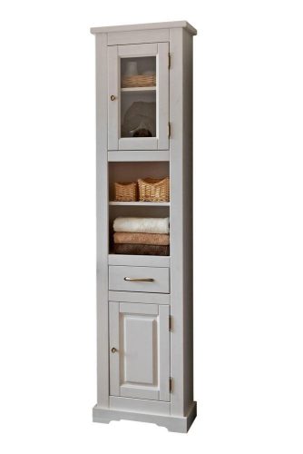  Дървен стълб Comad Romantic 800 45x30x190 см бял