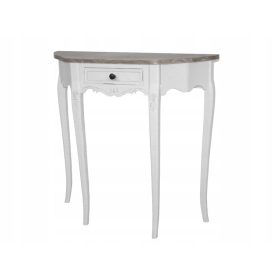    Конзолна маса Livin Hill, матово бяла, 80 x 80 x 30 см