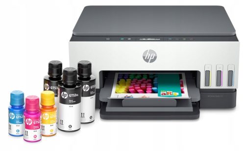  Многофункционален мастиленоструен принтер HP Smart Tank 670 All-in-One (цветен).