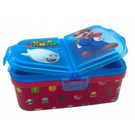 SUER MARIO Box Organizer Lunchbox 4 отделения