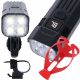  Forever Outdoor велосипедно осветление PLR-03 2000 lm батерия + ДЪРЖАЧ ЗА БУТИЛКА ЗА ВЕЛОСИПЕД, ГЪВКАВ