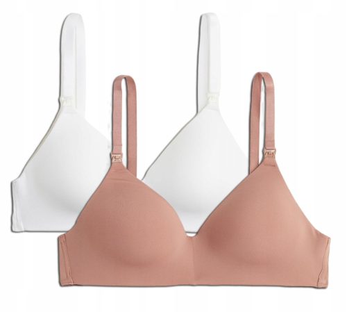  H&M MAMA NURING PADDED 2 PACK BRAS СУТИЕН ЗА КЪРМЕНЕ 75B