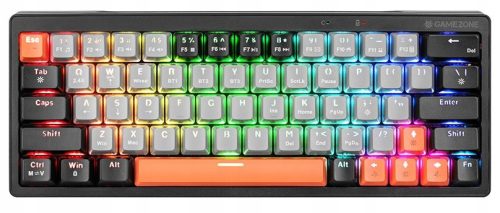  Безжична механична клавиатура Tracer Gamezone EVO1 Hot Swap 63 Grey