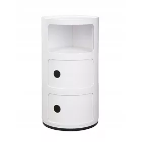  Комбиниран шкаф 3 бял