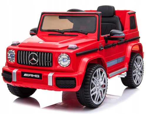  Акумулаторна кола Mercedes G63 оригинална 2 двигателя радиоEVA кожа детска