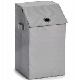    Стоящ кош за пране Zeller 80л, сребрист