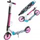  Тротинетка RAVEN Galaxia Blue/Pink 200 мм с кош, звънец, LED колела