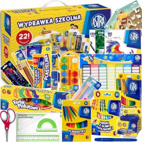    SCHOOL LAYET FOR SCHOOL пастели пластелин флумастери 22 бр ASTRA +3 БЕЗПЛАТНО