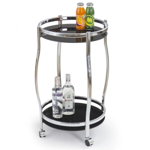  Halmar Bar 8 кръгла маса 42 x 42 x 71 см черна