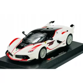    BBURAGO FERRARI FXX K БЯЛО 1:24 НОВ МЕТАЛЕН МОДЕЛ 26301