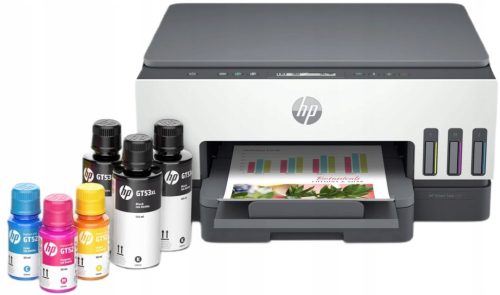  Многофункционален мастиленоструен принтер HP Smart Tank 720 All-in-One (цветен).