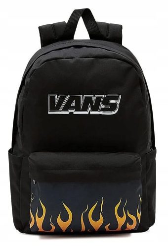  Ученическа раница VANS с много отделения черна 18г