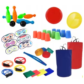    Гимнастически спортен анимационен комплект за училище, детска градина 14 елемента