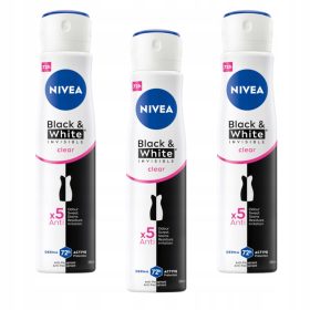    NIVEA Black&White Invisible Clear антиперспирант спрей 250 мл