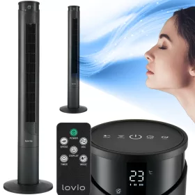    Колонен вентилатор LOVIO AirWave вентилатор черен