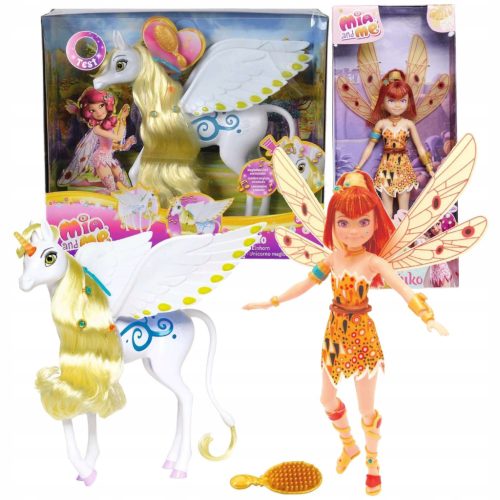  MIA AND ME ФЕЯТА ЮКО КУКЛА И ЕДНОРОГ ONCHAO С КРИЛА + ДОСТЪП. 23CM