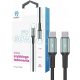  Korgy CCB20 USB-C - USB-C кабел с найлонова оплетка 2 м Бързо зареждане