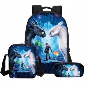   КАК ДА ДРЕСИРАТЕ ВАШИЯ ДРАКОН КОМПЛЕКТ РАНИЦА ЧАНТА ПЕНКА