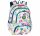  Ученическа раница с много отделения CoolPack, бяла, многоцветна, 24л